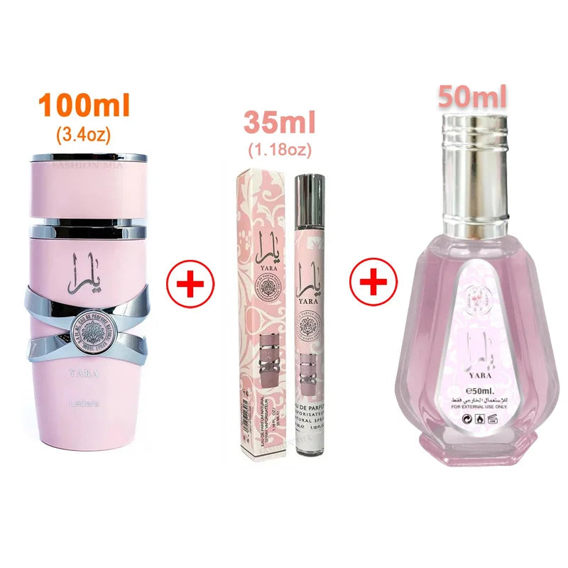 100ml Pink Arab Perfumes Floral Scent Lasting Fragrance Pheromone Eau De Parfum Men Women High Quality Gift Balminess Deodorants