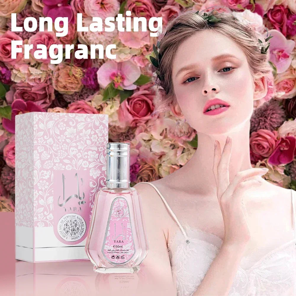 50ML Lattafa Ard Al Zaafaran Yara For Women Eau de Parfum Spray High Quality Men's Women's Long-lasting Pheromones Perfumes Gift