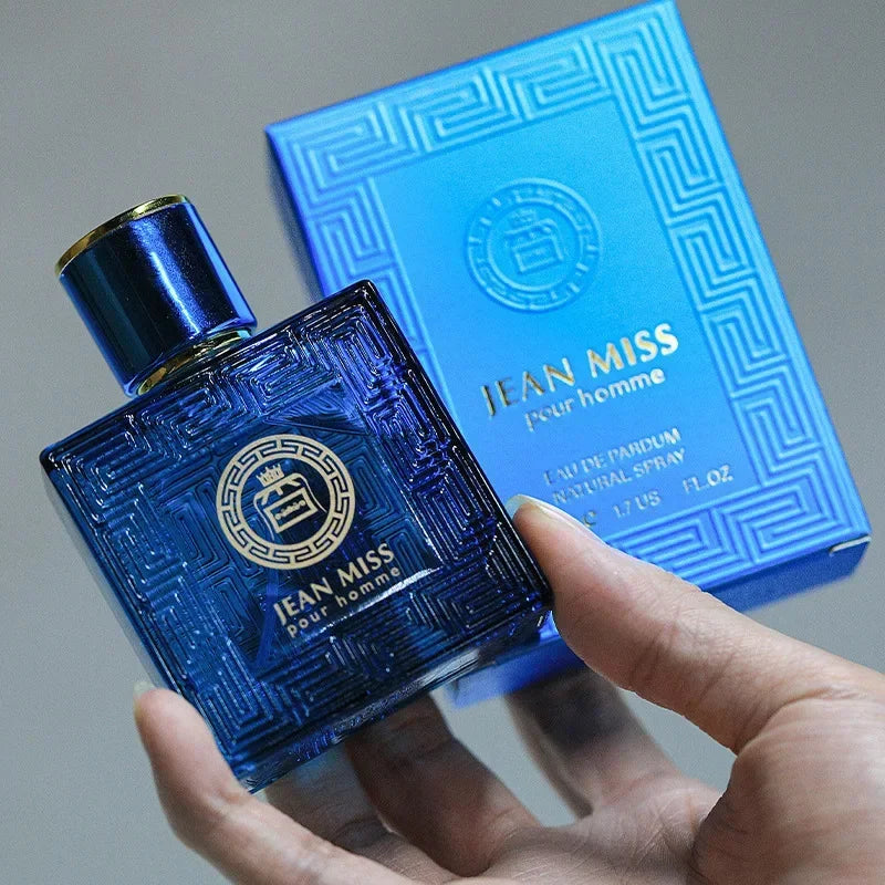 50ML Men Perfume Cologne Scent Eau De Parfum Spray Homme Perfume Blue Oriental Woody Tone Charming Sexually Lasting Fragrances