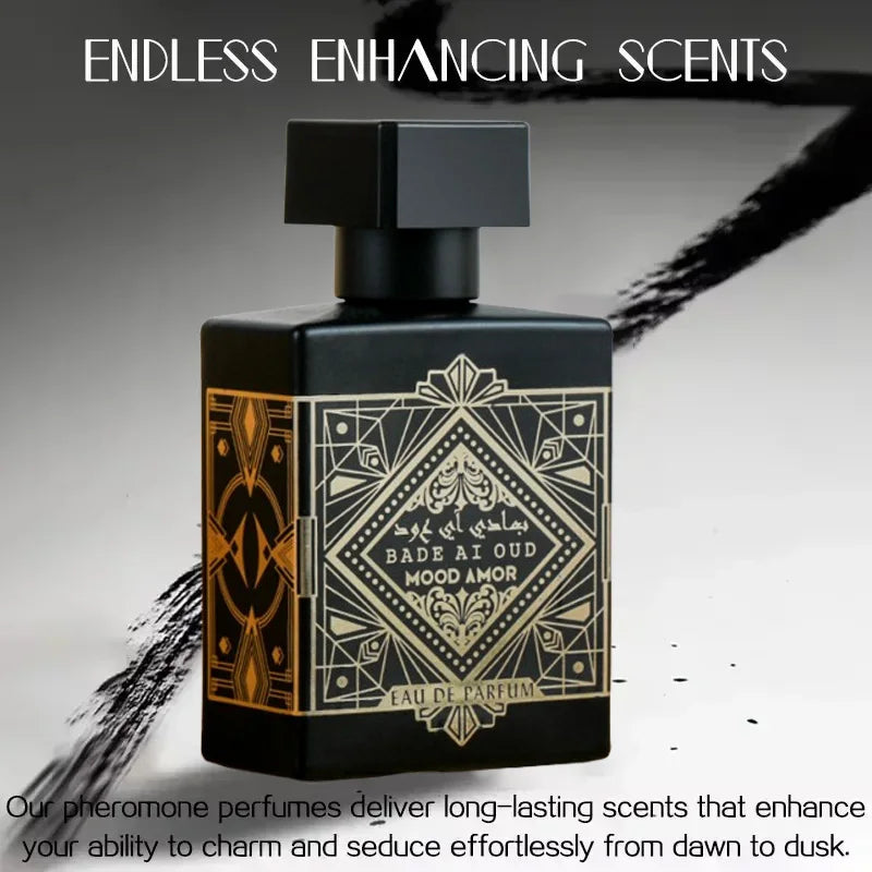 50ml Men Perfume Black Arabic Unisex Long Lasting Fragrance Spray Pheromone Arab Perfumes Eau De Parfum High Quality Gifts