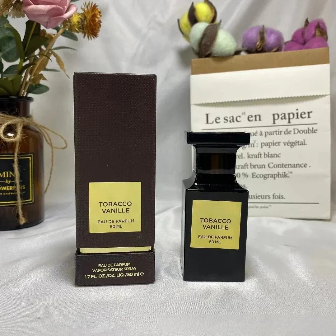 عطر ماركة 50 مل كافيه روز، سوليل بلانك، توباكو فانيليا، شوكة الورد، الكرز المفقود عطر يدوم طويلاً للنساء