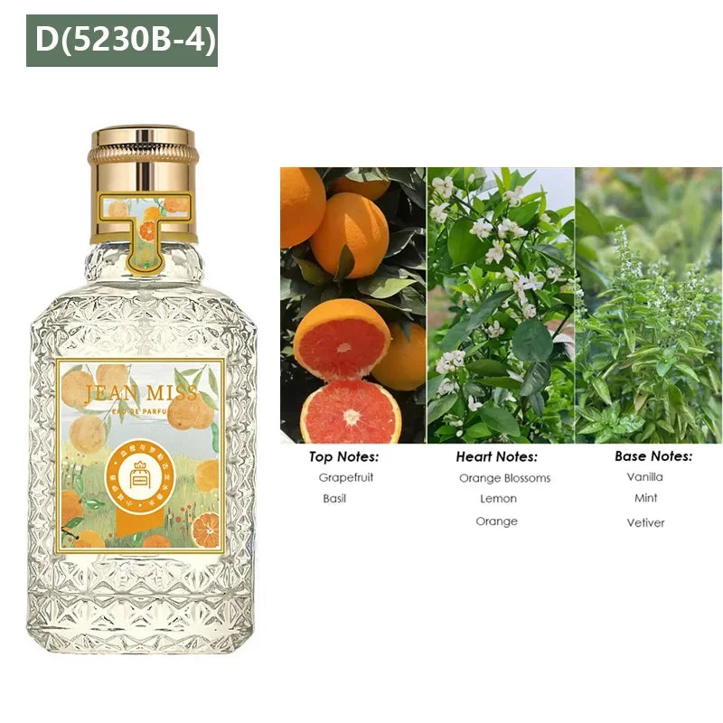 50 مل بخاخ ماء عطر برائحة زهرية فاكهية حلوة تدوم طويلاً عطر نسائي للحياة اليومية برائحة منعشة وخفيفة