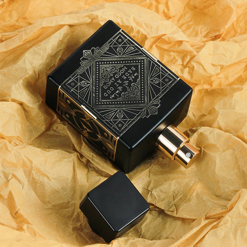 50ml Men Perfume Black Arabic Unisex Long Lasting Fragrance Spray Pheromone Arab Perfumes Eau De Parfum High Quality Gifts