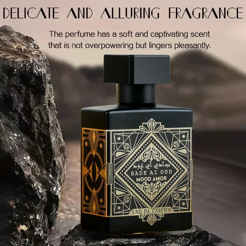 عطر رجالي أسود عربي 50 مل للجنسين بخاخ عطري طويل الأمد يحتوي على فيرمونات عطور عربية أو دو برفيوم هدايا عالية الجودة