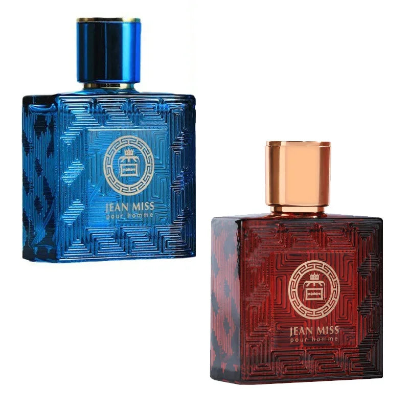 عطر رجالي 50 مل برائحة كولونيا بخاخ ماء عطر للرجال عطر أزرق شرقي خشبي عطر ساحر يدوم طويلاً