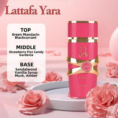 50ML Lattafa Ard Al Zaafaran Yara For Women Eau de Parfum Spray High Quality Men's Women's Long-lasting Pheromones Perfumes Gift