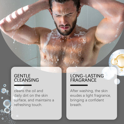 Men's Fragrance Shower Gel Gentle Cleaning