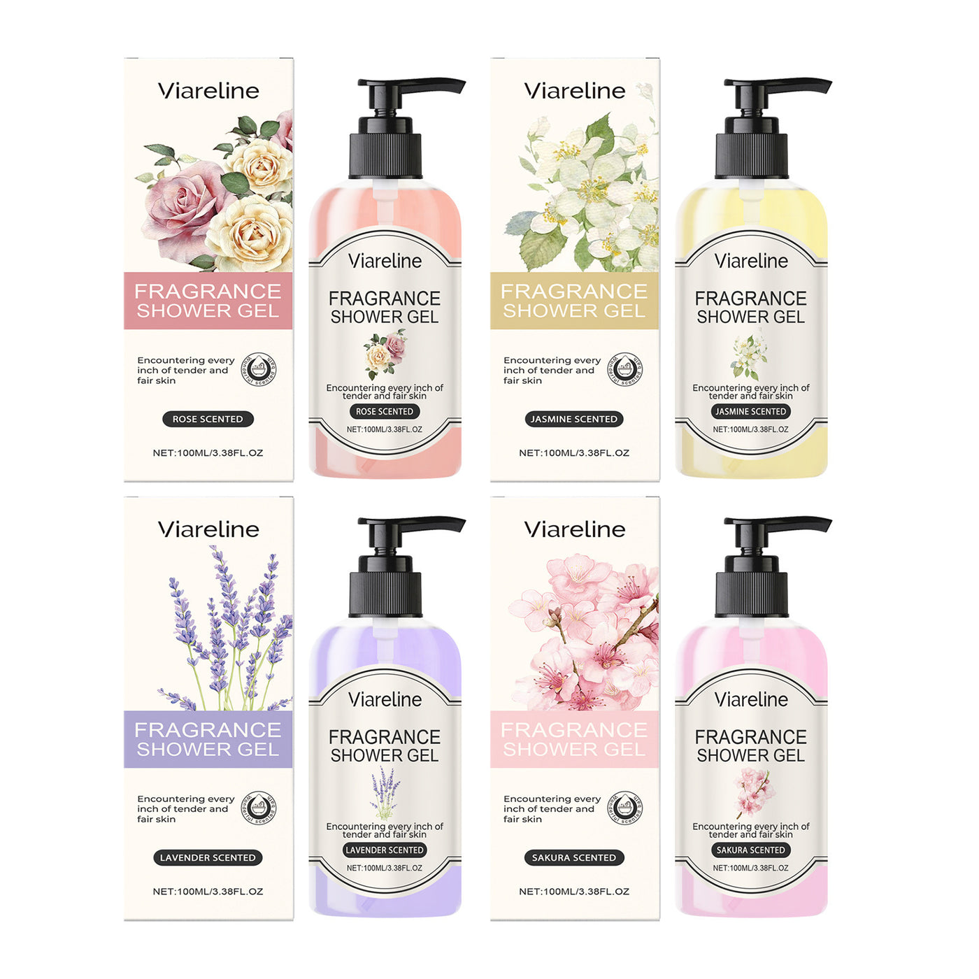 Fragrance Shower Gel Moisturizing Skin Care