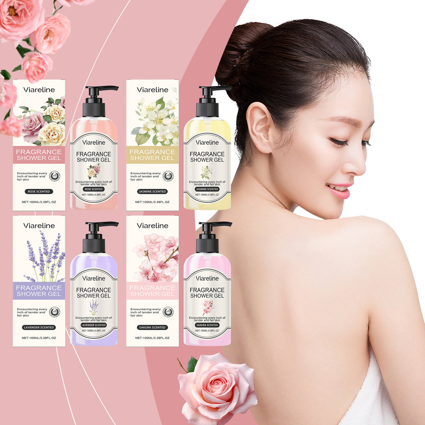 Fragrance Shower Gel Moisturizing Skin Care